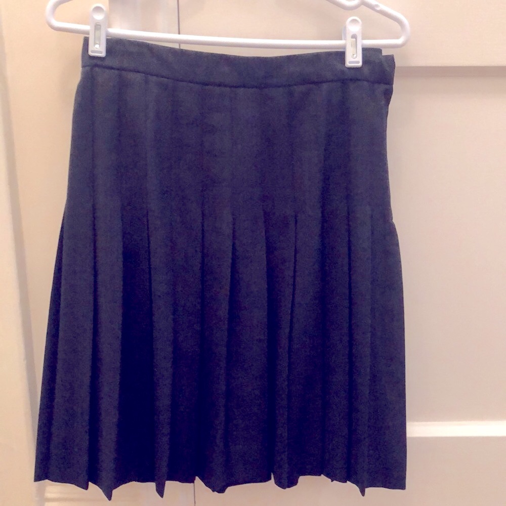Talbots pleated work skirt